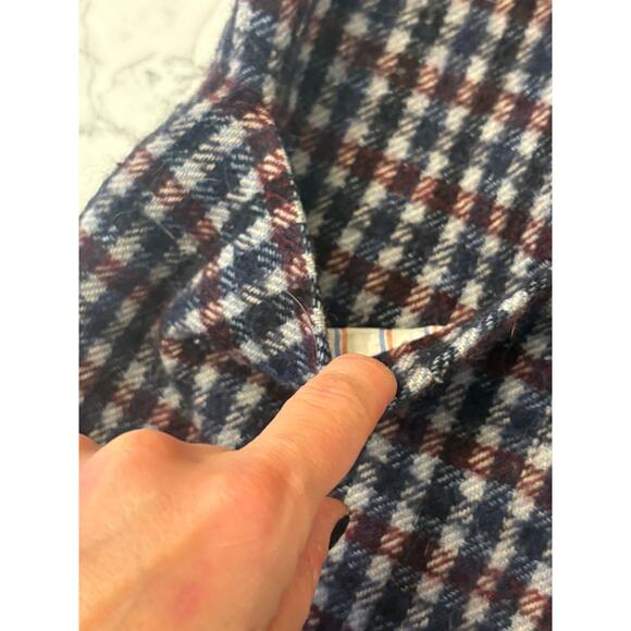 Kule Nathan Jacket Oversized Wool Blend Check Blazer Plaid XS 0 2 - Picture 6 of 10